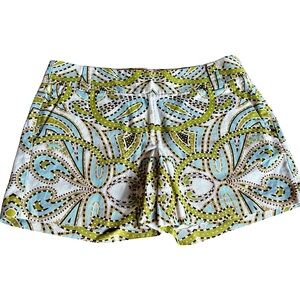 J.Crew City Fit 4" Chino Shorts in Paisley. Size 4.